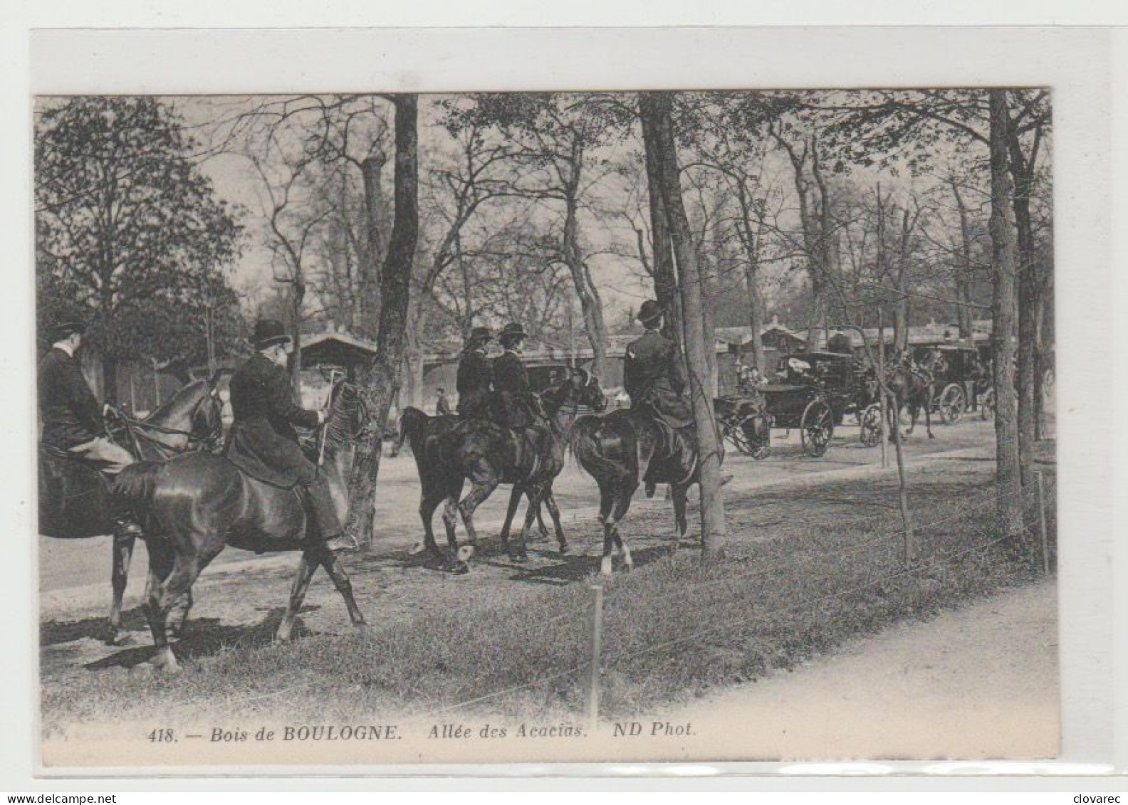 PARIS " BOIS DE BOULOGNE "Allée Des Acacias" - Arrondissement: 16