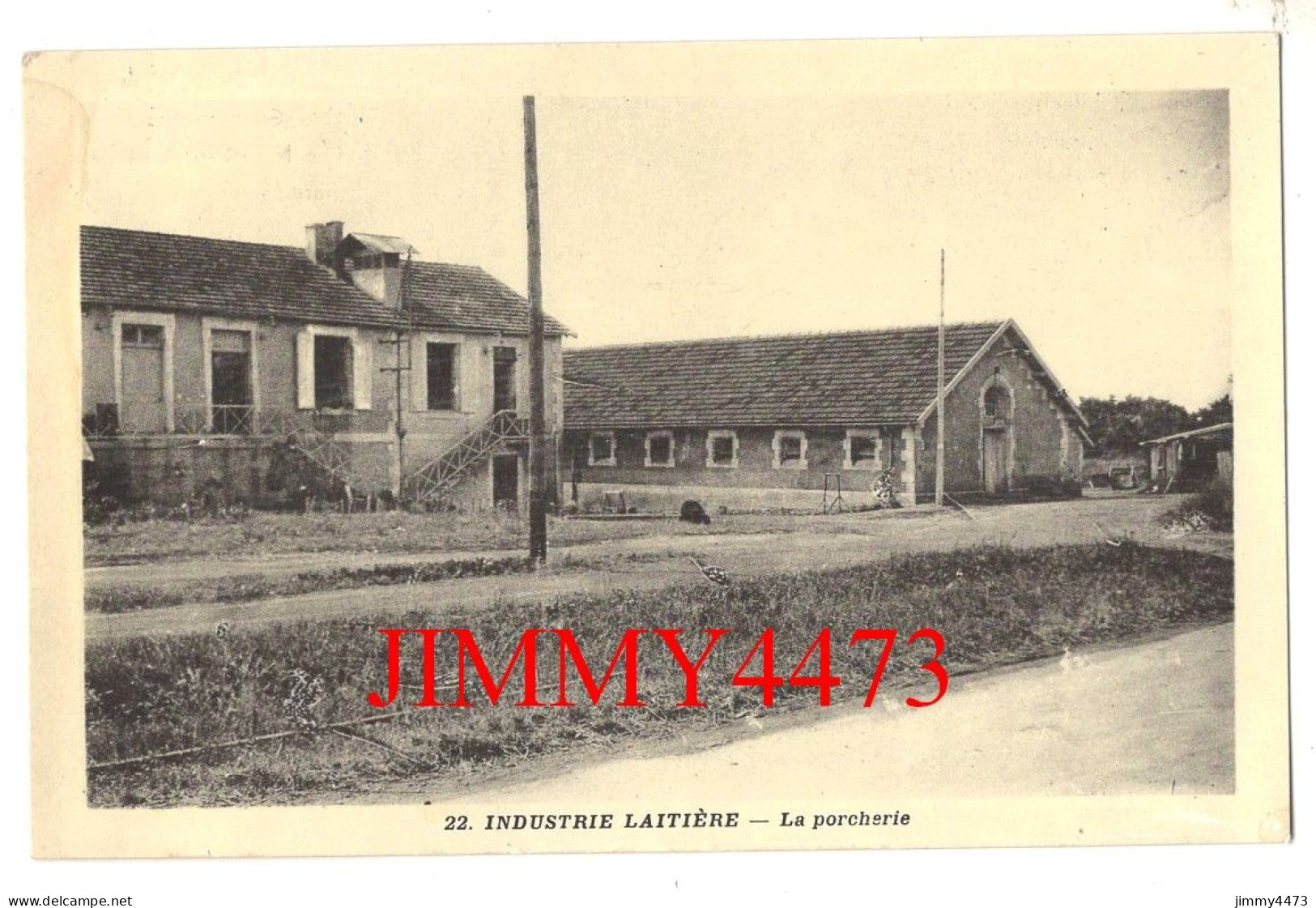 CPSM - INDUSTRIE LAITIERE De Nieul-Saint-Georges - La Porcherie - N° 22 Cliché G. Guérineau - Farms