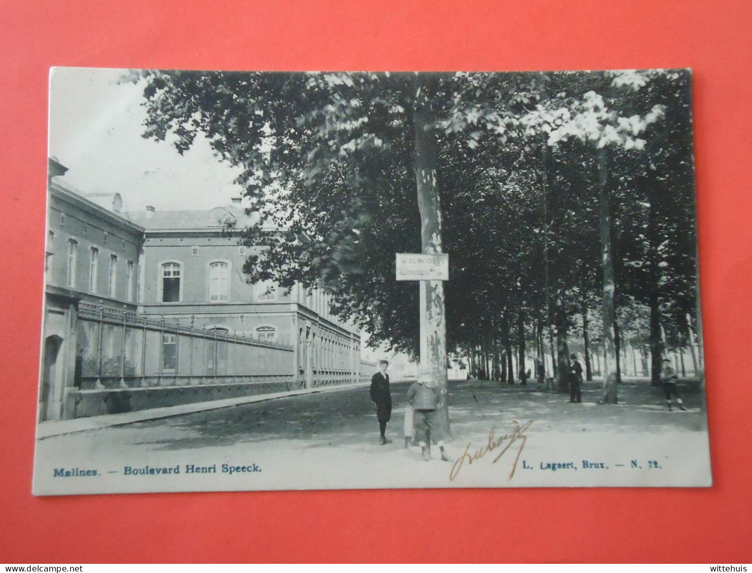 Mechelen - Malines    Boulevard Henri Speeck    (2scans) - Malines