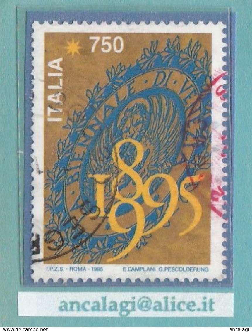USATI ITALIA 1995 - Ref.0717 "BIENNALE I VENEZIA" 1 Val. - - 1991-00: Used