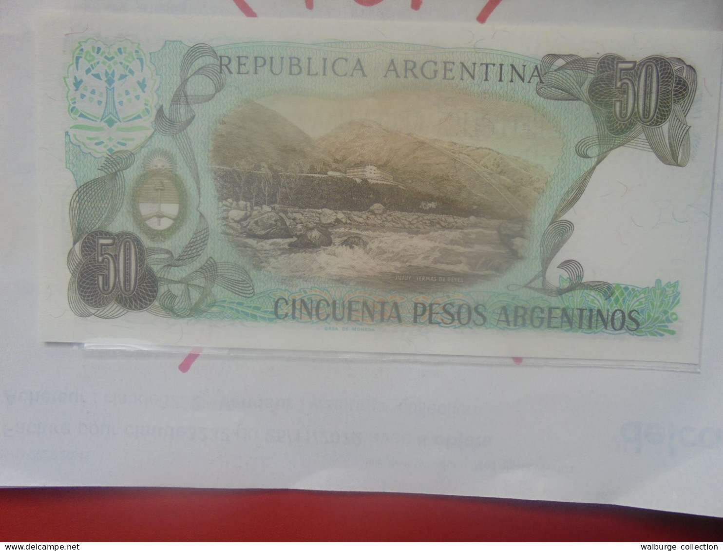 ARGENTINE 50 PESOS 1983-85 Neuf (B.33) - Argentinië