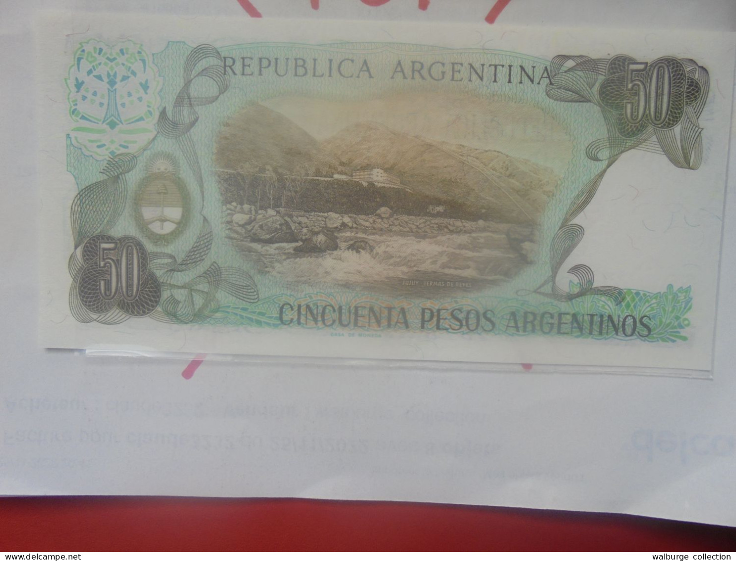 ARGENTINE 50 PESOS 1983-85 Neuf (B.33) - Argentinien