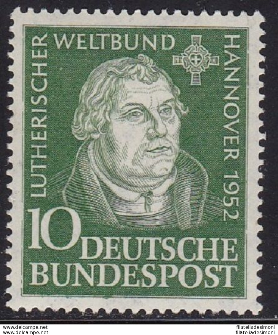 1952 GERMANIA  - N° 36   MNH/** - Autres & Non Classés