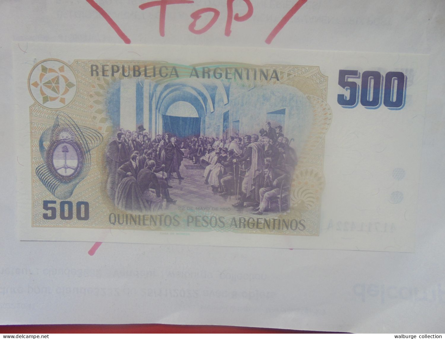 ARGENTINE 500 PESOS 1984 Neuf (B.33) - Argentina