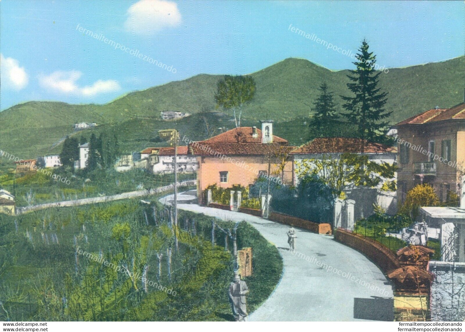 Q290 Cartolina Un Saluto Da Villa D'adda Provincia Di  Bergamo - Bergamo