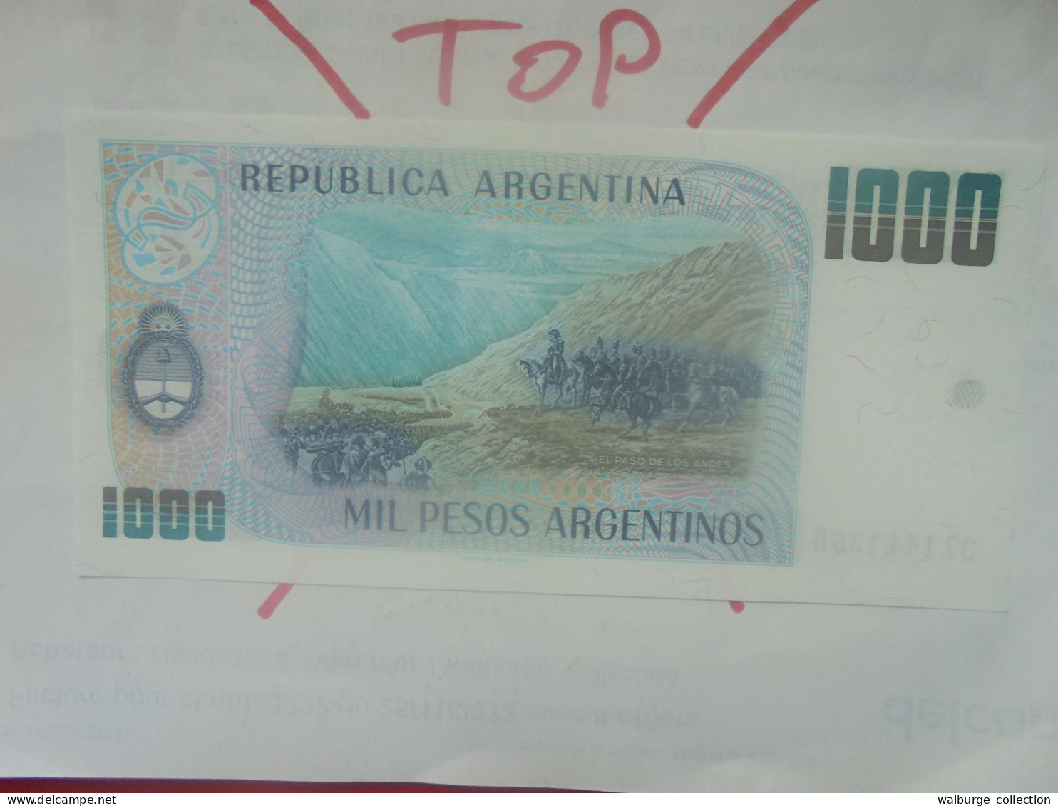 ARGENTINE 1000 PESOS 1983-85 Neuf (B.33) - Argentina