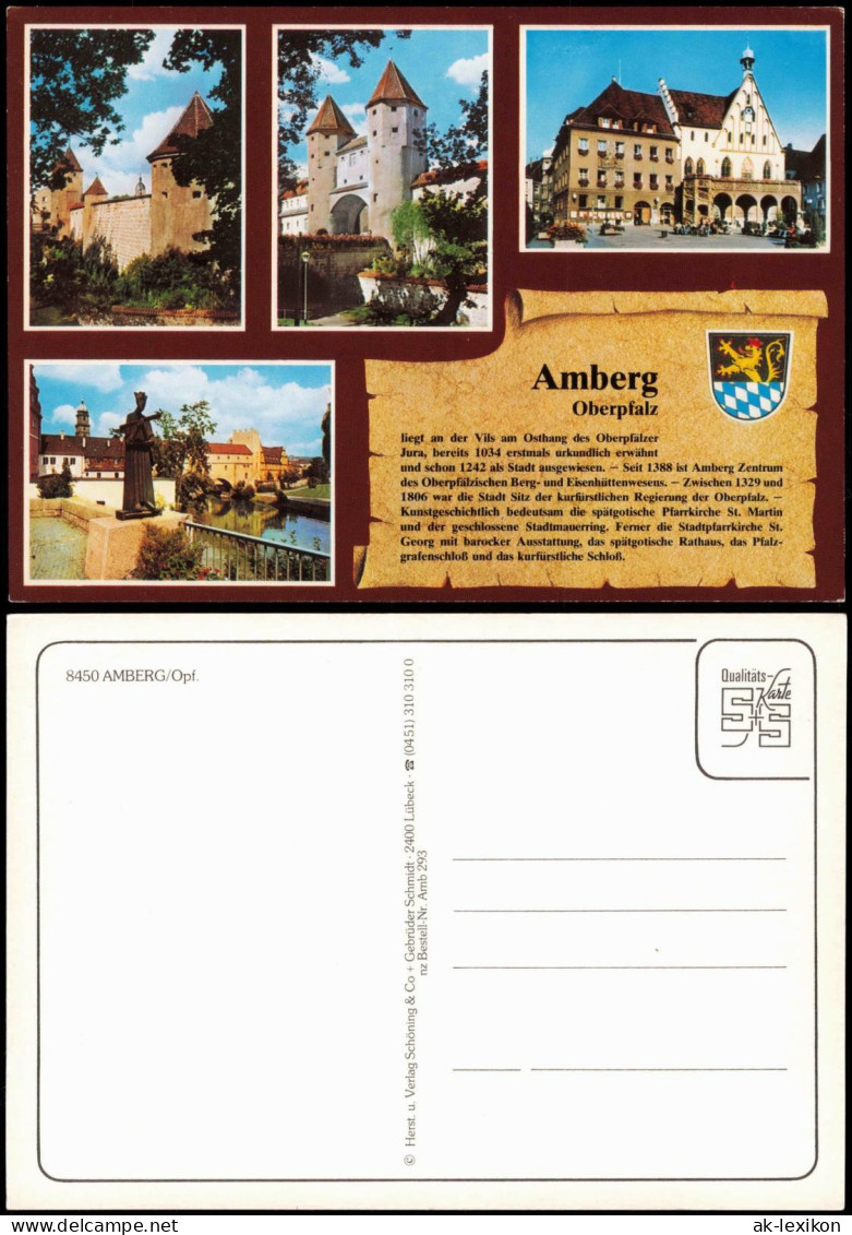 Ansichtskarte Amberg Stadttore Mehrbild - Chronikkarte 1993 - Amberg