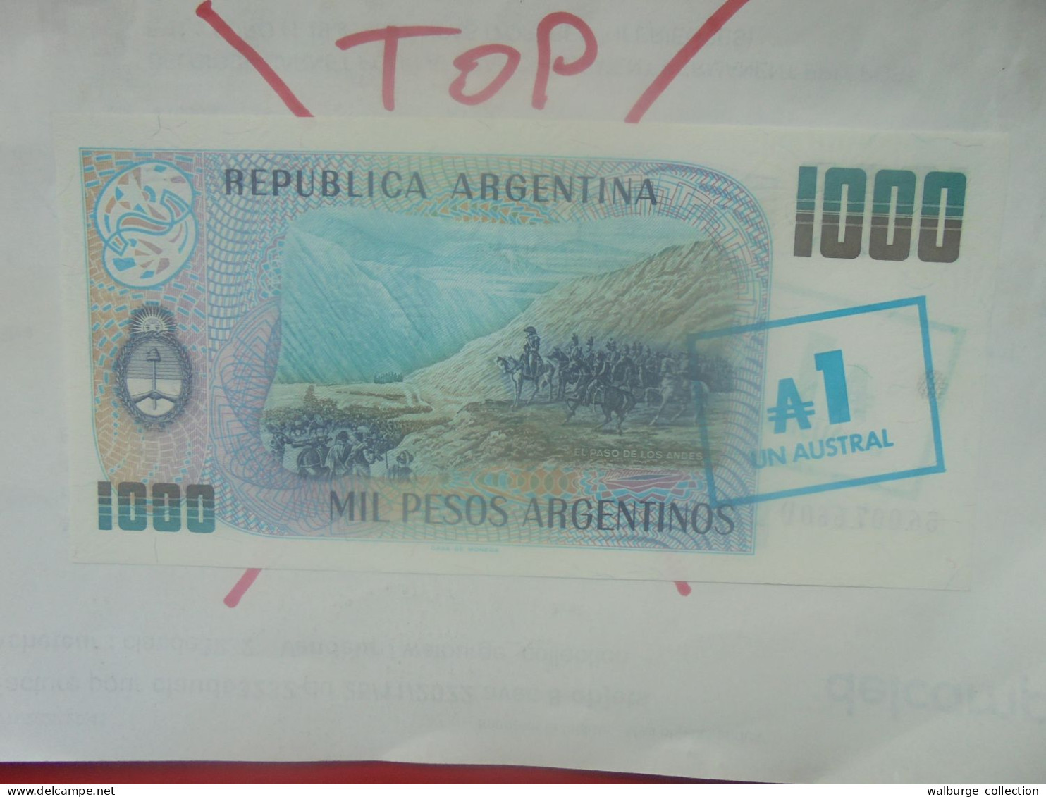 ARGENTINE 1 AUSTRAL 1985 Neuf (B.33) - Argentinien