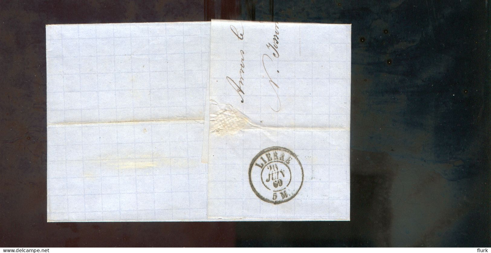 België OCB17 Gestempeld Op Brief Anvers-Lierre 1869 Perfect (2 Scans) - 1865-1866 Profile Left
