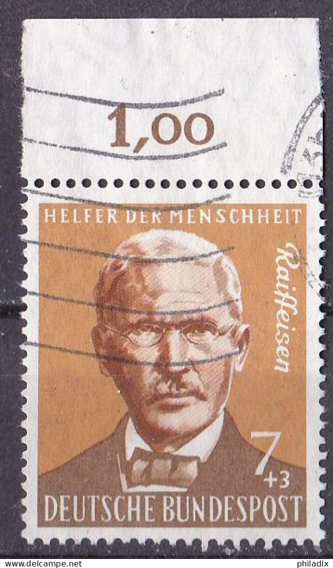 (297) BRD 1958 Wohlfahrt: Landwirtschaft Mit OBERRAND O/used (A5-7) - Used Stamps