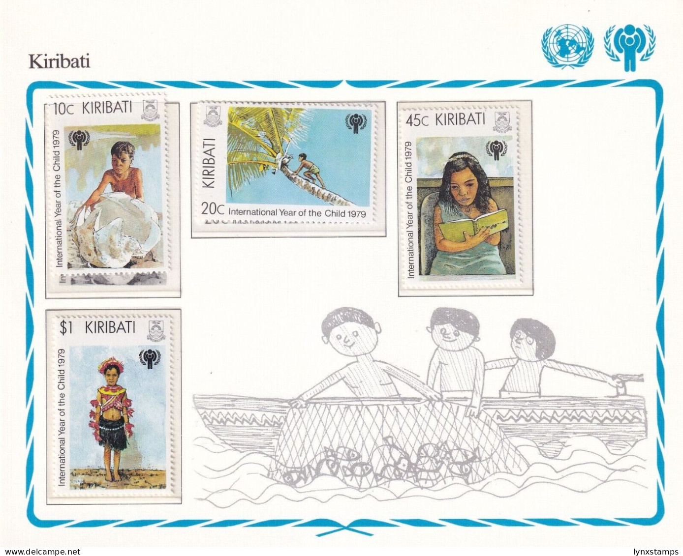 SA06 Kiribati 1979 International Year Of The Child Mint Stamps - Kiribati (1979-...)