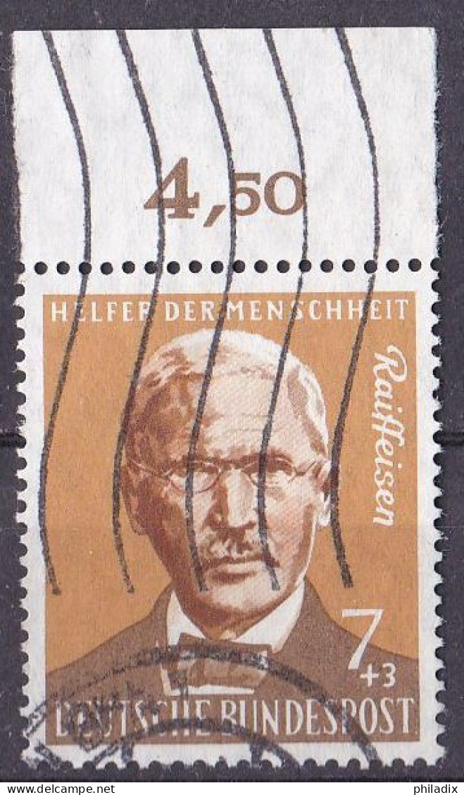 (297) BRD 1958 Wohlfahrt: Landwirtschaft Mit OBERRAND O/used (A5-7) - Used Stamps