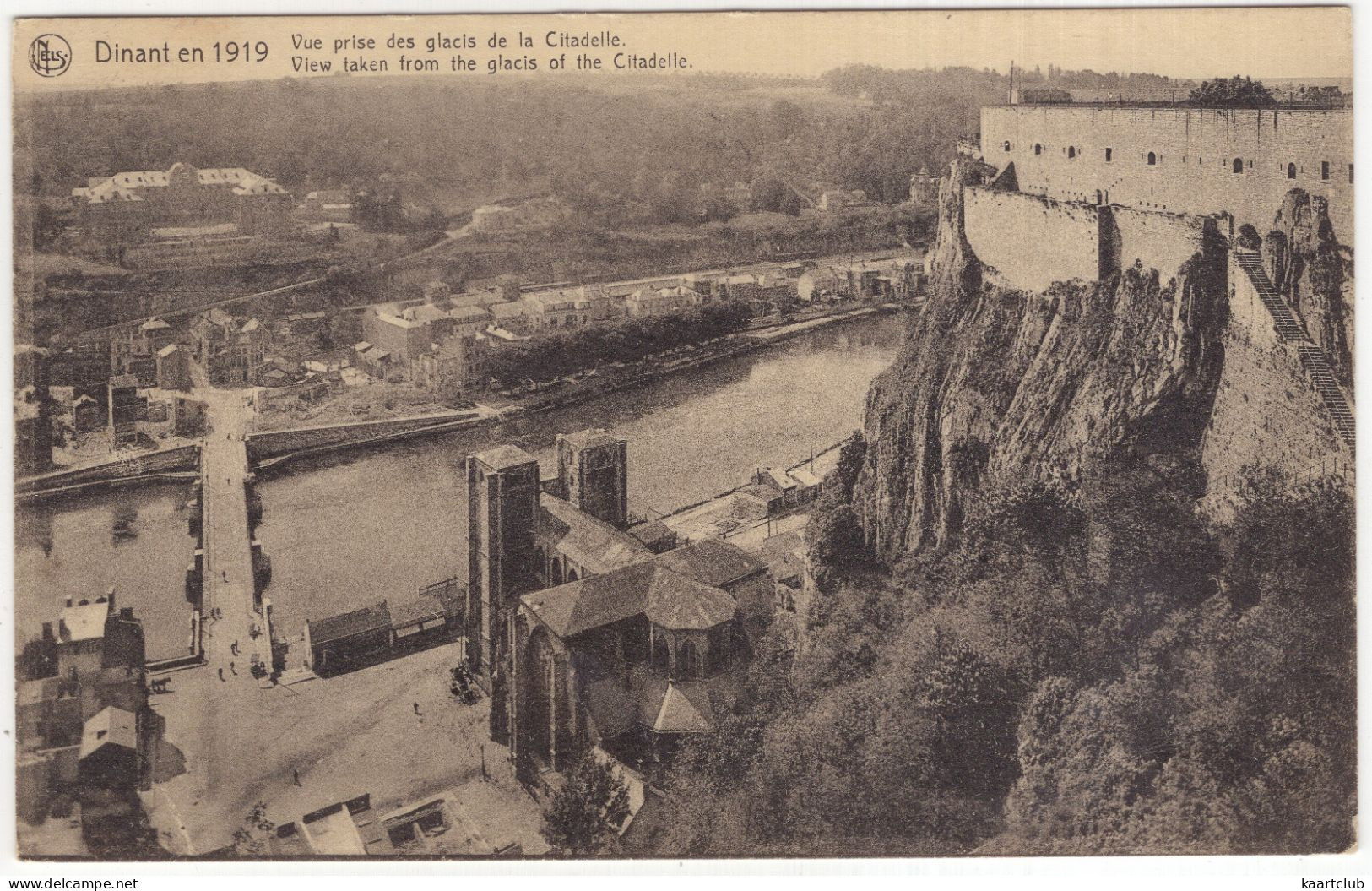 Dinant En 1919. Vue Prise Des Glacis De La Citadelle - (Belgique/België) - 1920 - Dinant