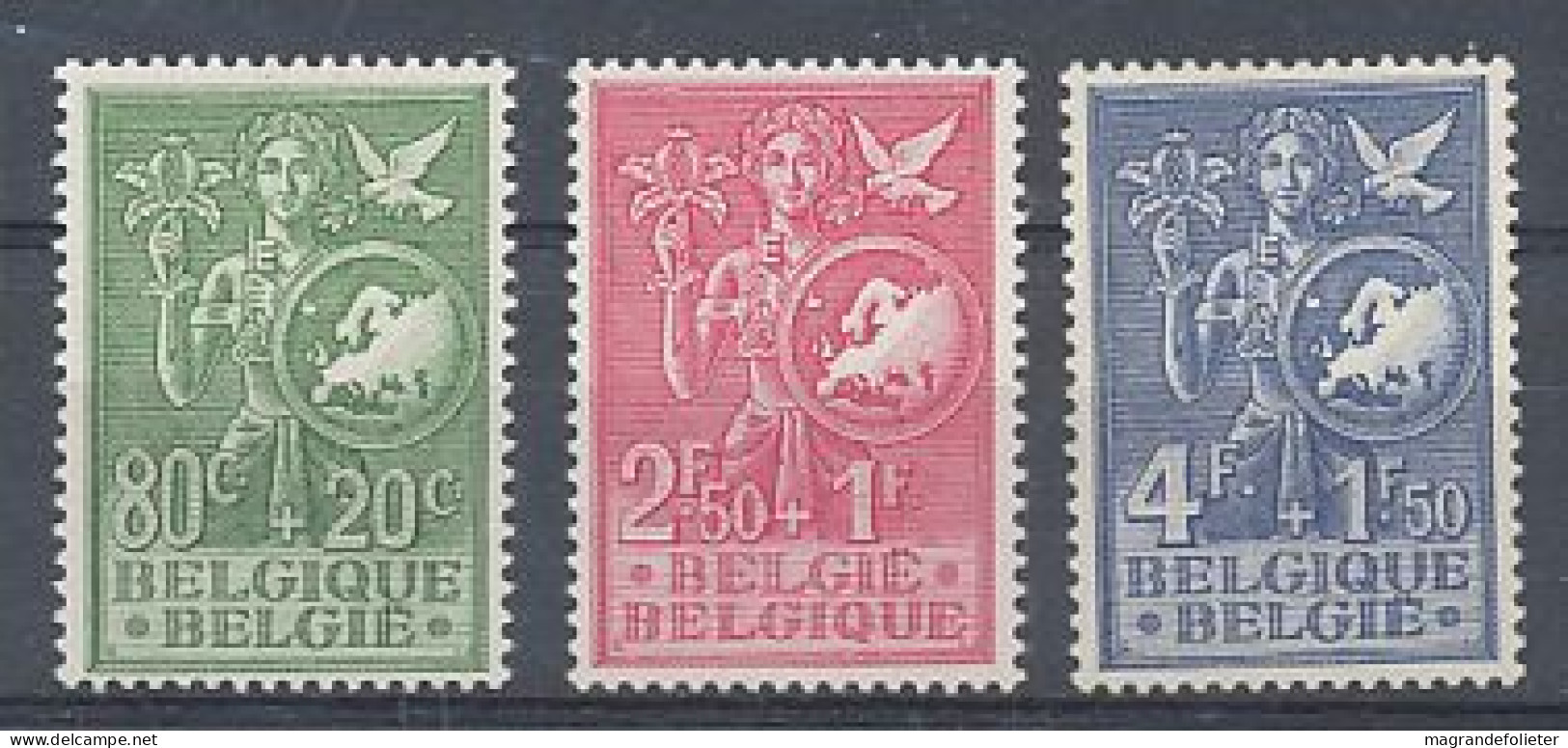 TIMBRE  ZEGEL STAMP  BELGIQUE IDEE EUROPEENNE 927-929  XX - Ungebraucht