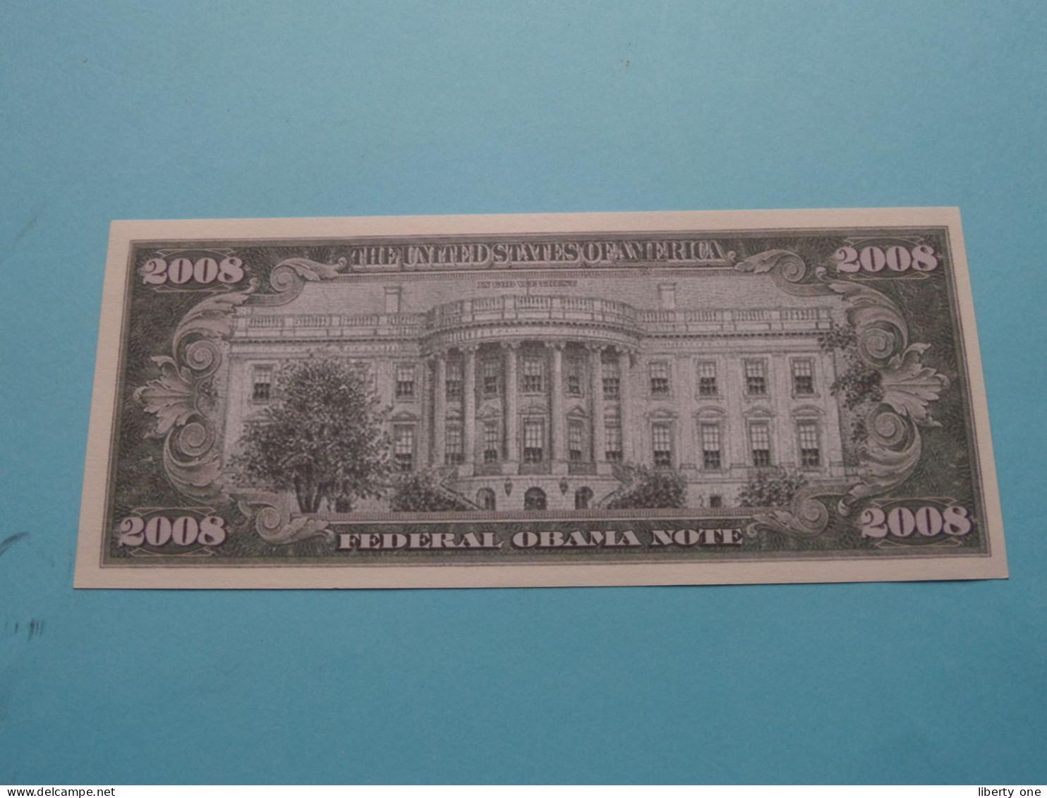 2008 $ Dollars >>> Federal OBAMA Note > Copyright 2008 American Art Classics ( See SCANS ) ! - Unclassified