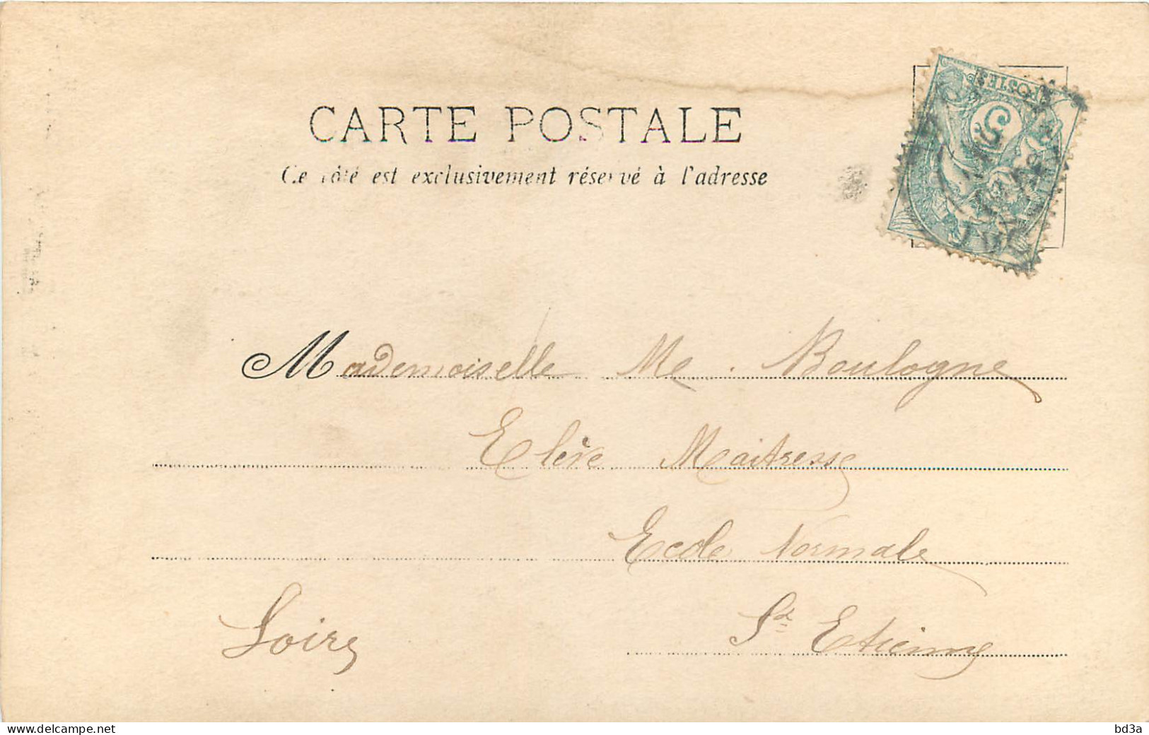 4 CPA  FEMME  LADY  FRAU - LA LETTRE ATTENDUE