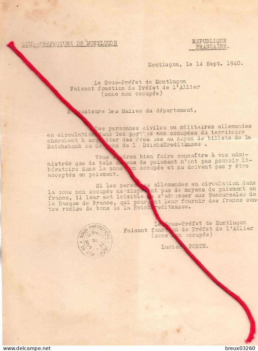 Document   - "  Mise En Garde, Des Personnes Civiles  Ou Militaires Allemandes ..... "- - Documenten