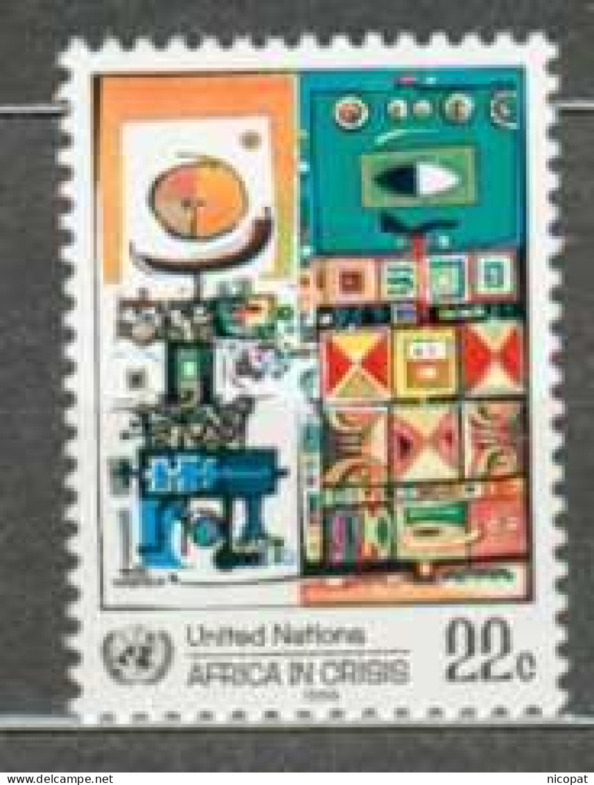 ONU NEW YORK MNH ** 458 Afrique En Crise Wosene Kosrof - Nuevos