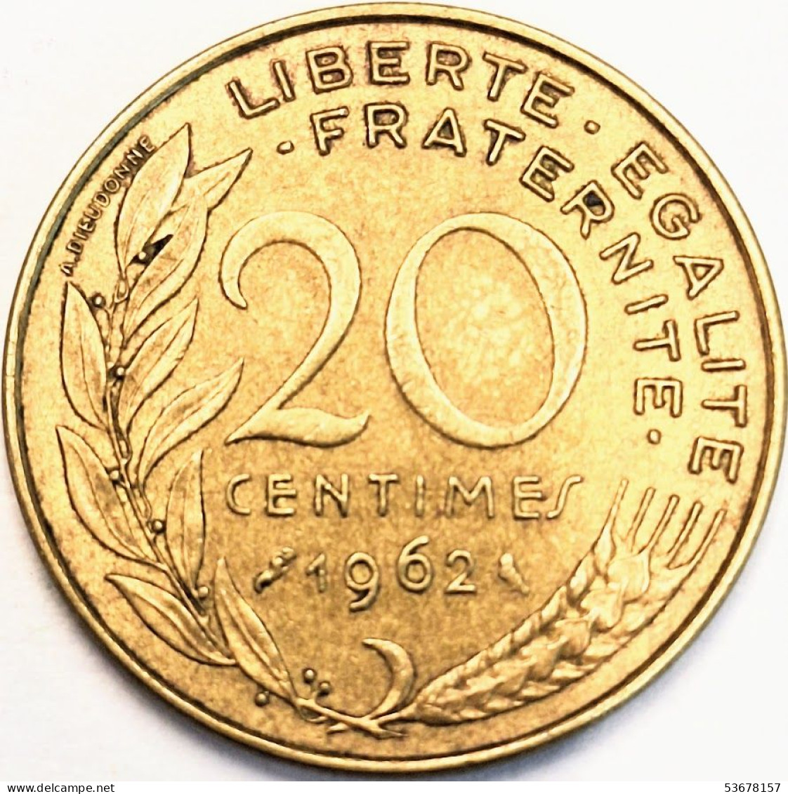 France - 20 Centimes 1962, KM# 930 (#4248) - 20 Centimes