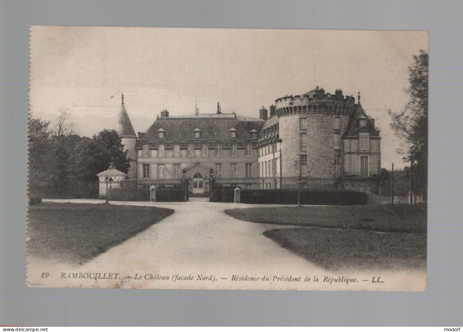 CPA - 78 - Rambouillet - Le Château (façade Nord) - Résidence Du Président De La République - Circulée En 1909 - Rambouillet (Kasteel)