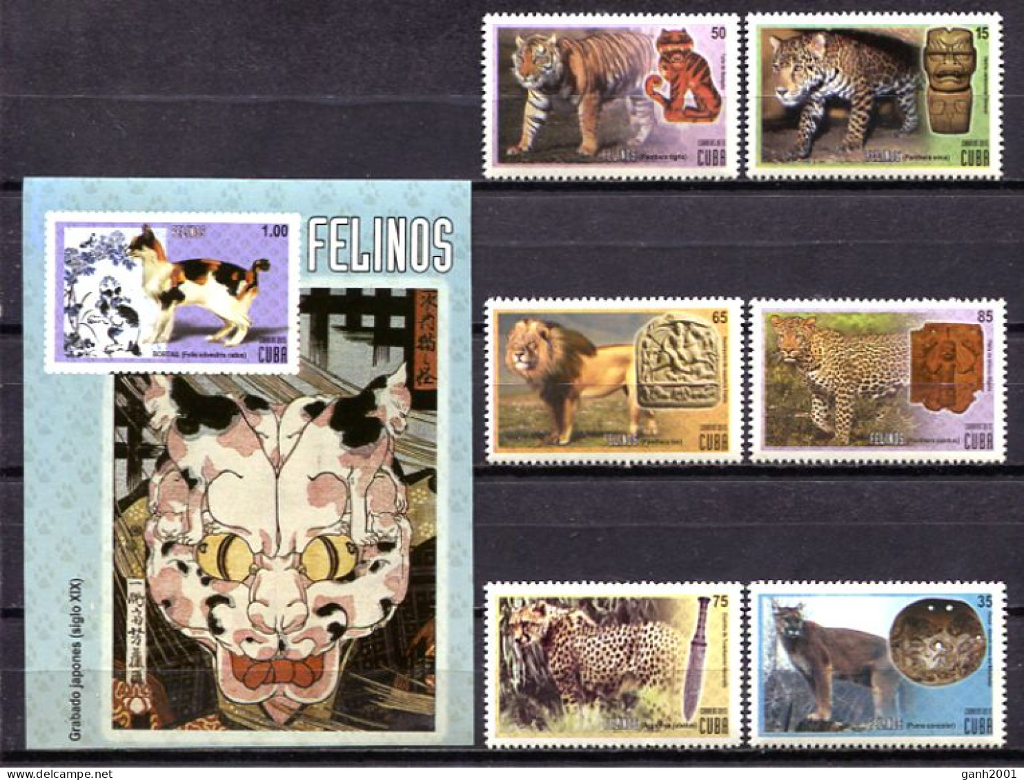 Cuba 2015 / Animals Big Cats MNH Fauna Felinos Gatos Säugetiere Katzen Felines /  Hl08  36-32 - Raubkatzen