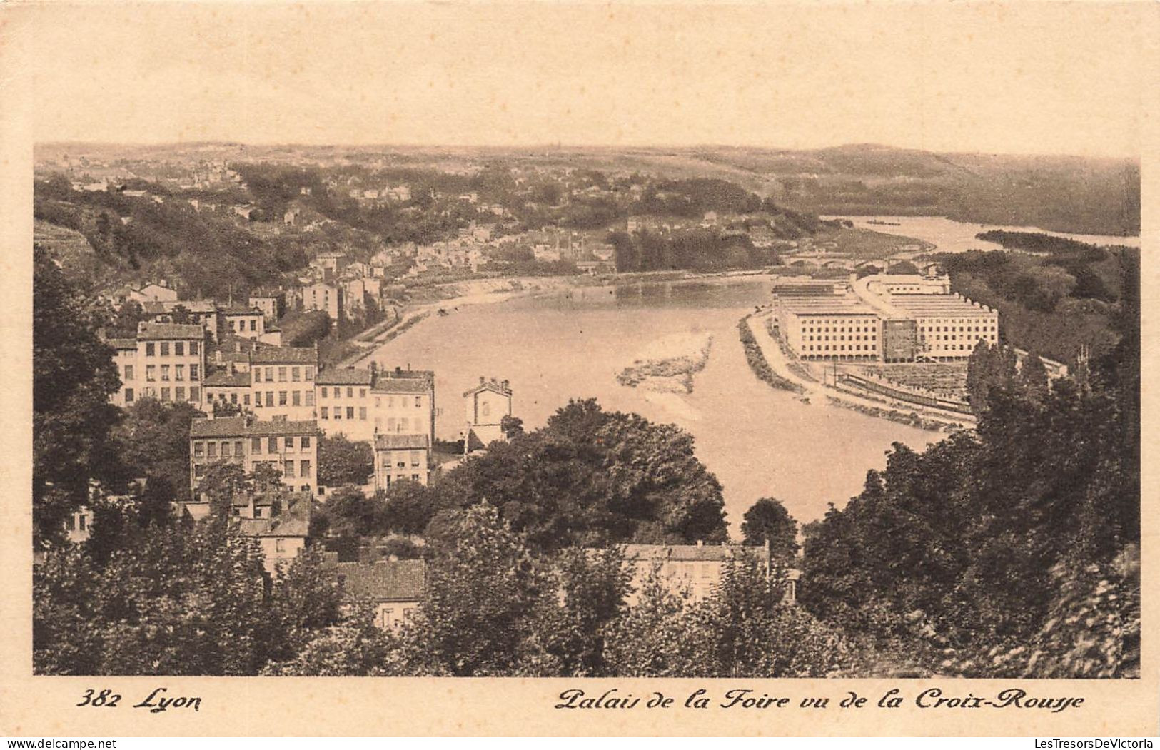 FRANCE - Lyon - Palais De La Foire Vu De La Croix Rouge - Carte Postale Ancienne - Otros & Sin Clasificación