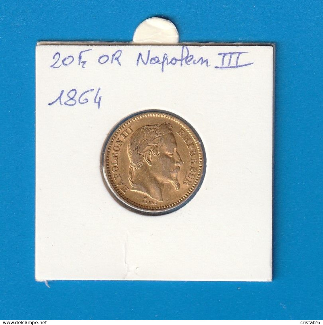 20 FR OR 1864 BB Napoleon III - 20 Francs (goud)