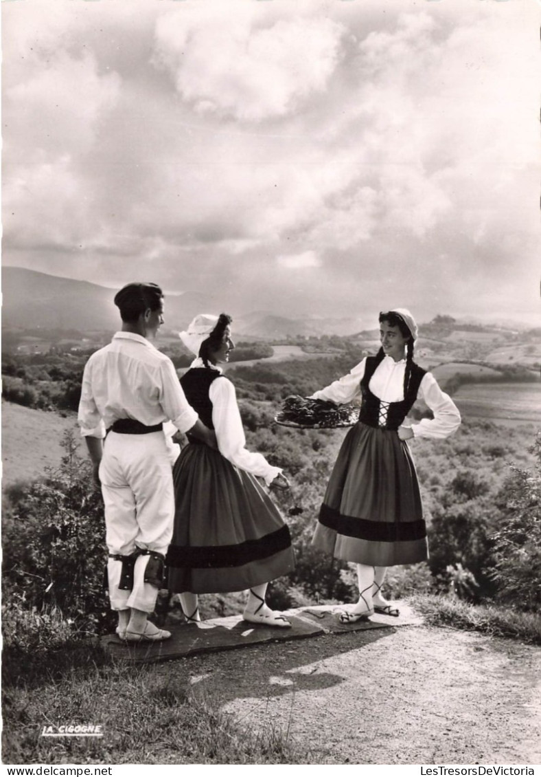 FOLKLORE - Danses - Les Ballets Basuqes Oldarra - Rencontre Au Pays Basque - Carte Postale - Tänze