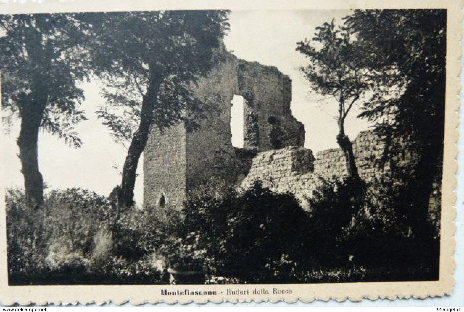 MONTEFIASCONE - RUDERI DELLA ROCCA 1943 - Viterbo