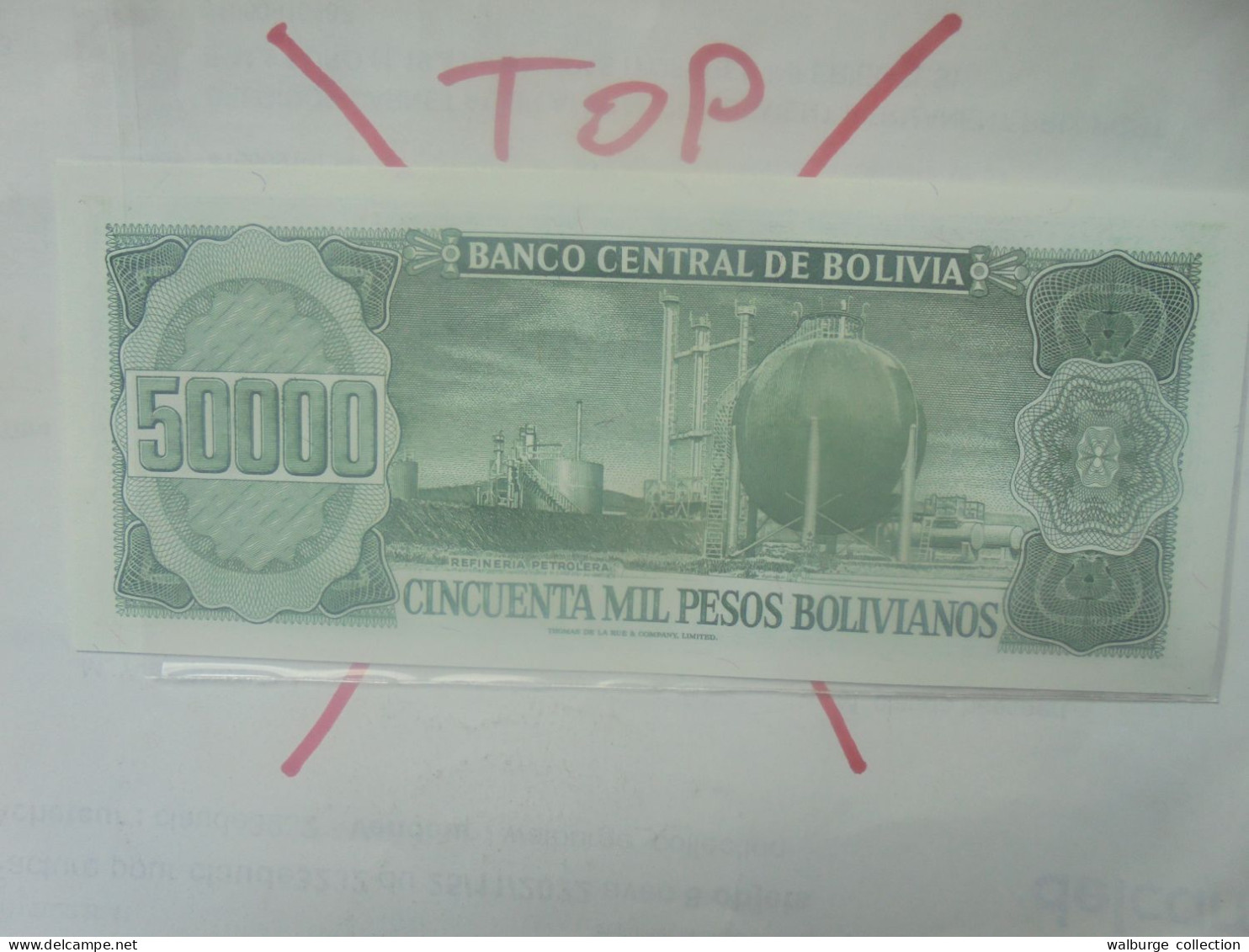 BOLIVIE 50.000 PESOS BOLIVIANOS 1984 Neuf (B.33) - Bolivia