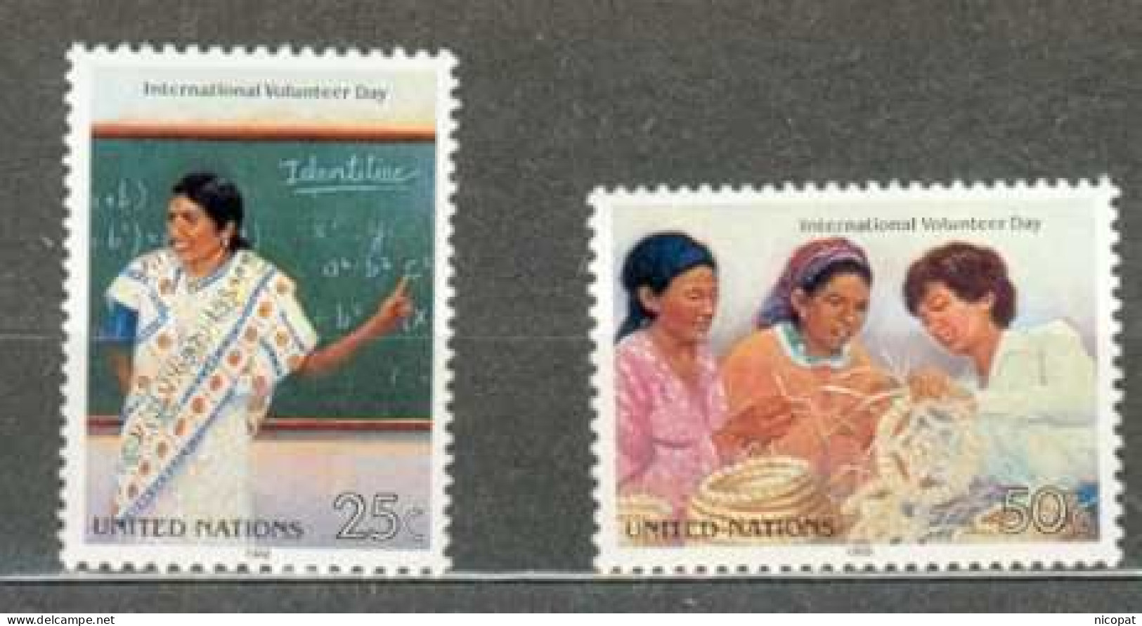 ONU NEW YORK MNH ** 517-518 Journée Des Volontaires - Unused Stamps