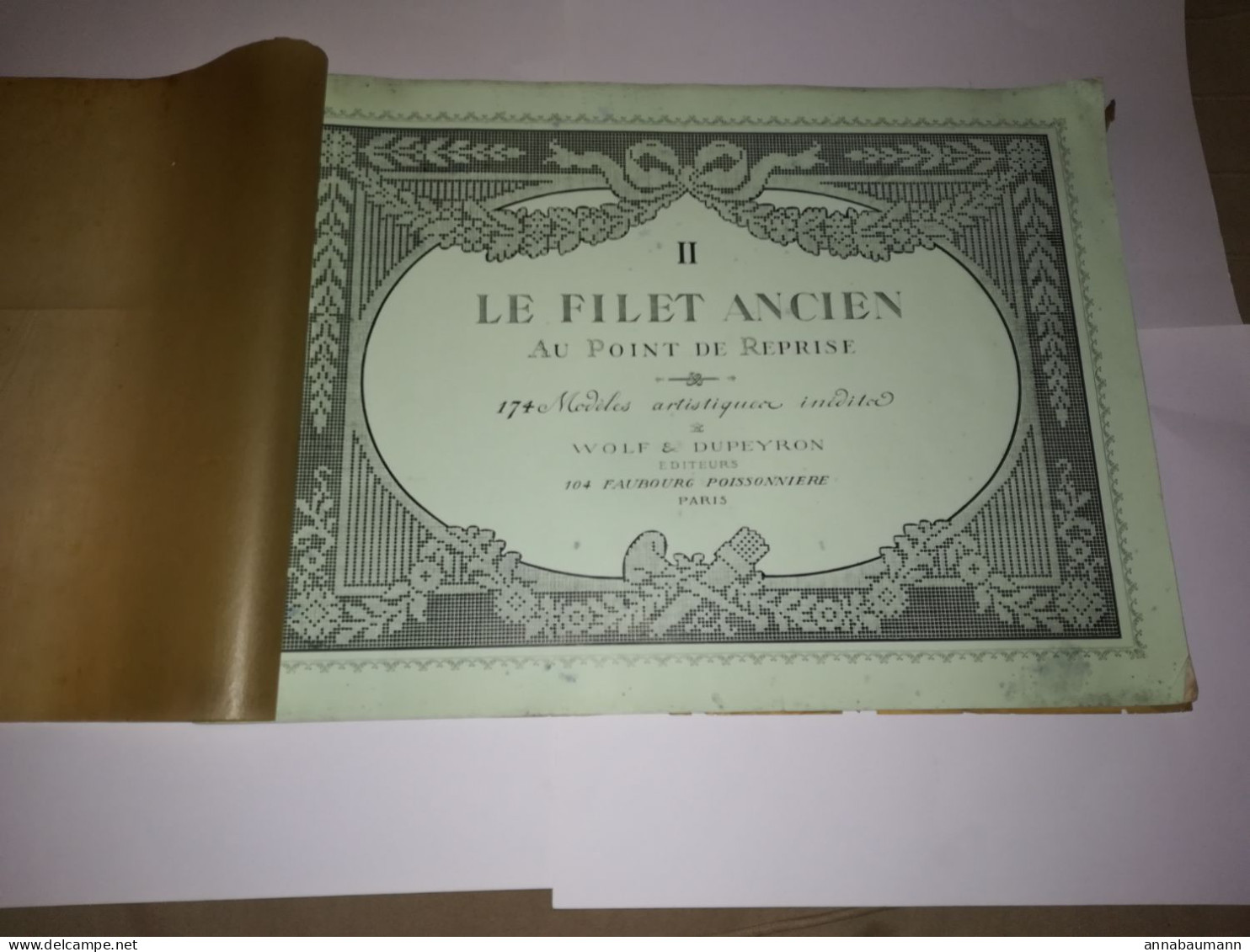 Le Filet Ancien Au Point De Reprise II - Bricolage / Tecnica