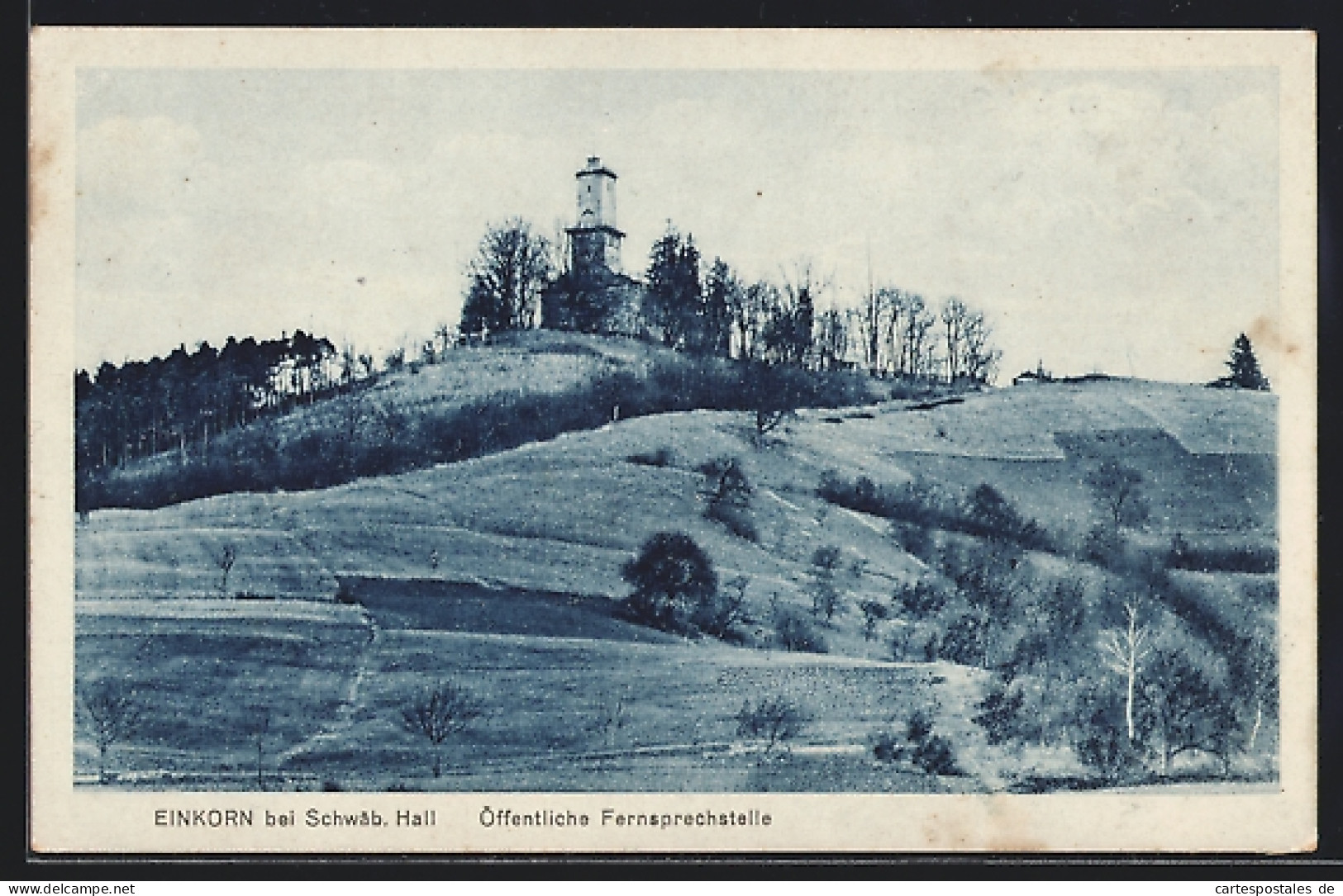 AK Einkorn /Schwäb. Hall, Ortspartie Mit Turm  - Schwäbisch Hall