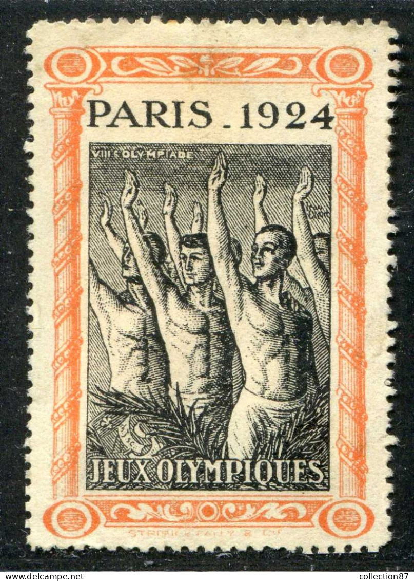 REF 090 > VIGNETTE JEUX OLYMPIQUES PARIS 1924 - Zomer 1924: Parijs