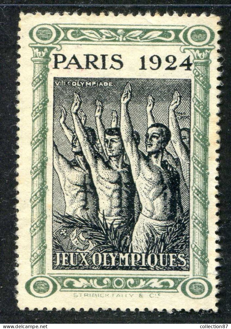 REF 090 > VIGNETTE JEUX OLYMPIQUES PARIS 1924 - Zomer 1924: Parijs