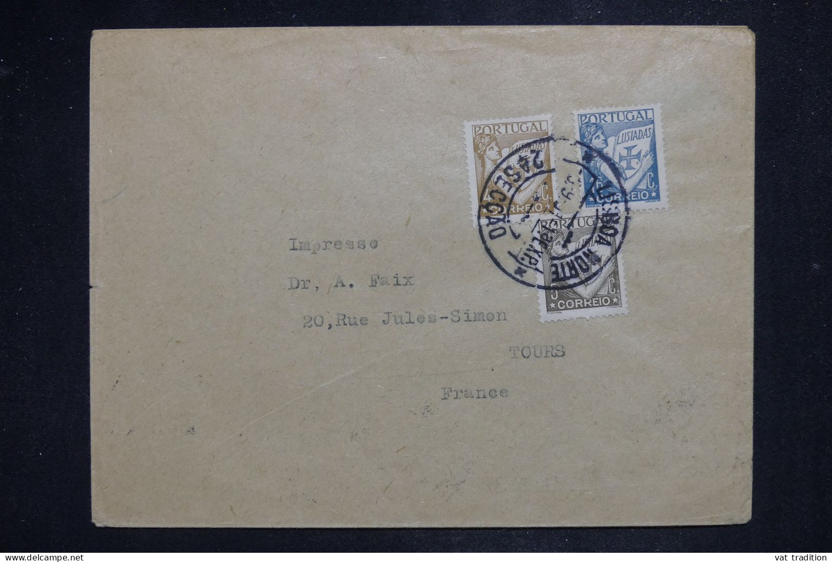 PORTUGAL - Lettre Pour La France - 1931 - A 2827 - Poststempel (Marcophilie)