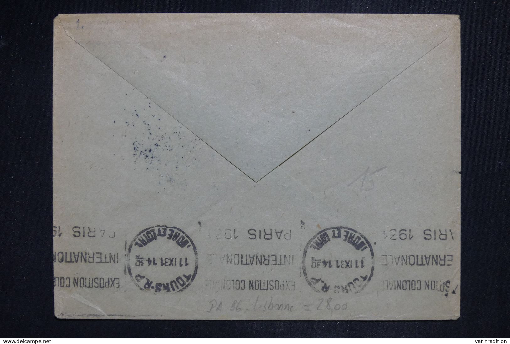 PORTUGAL - Lettre Pour La France - 1931 - A 2827 - Marcophilie