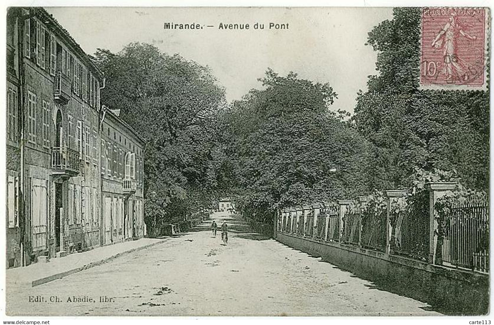 32 - B5446CPA - MIRANDE - Avenue Du Pont - Très Bon état - GERS - Mirande