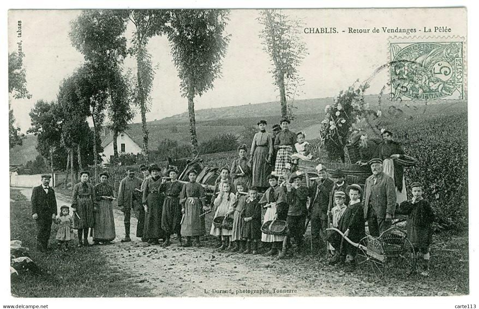 89 - T3813CPA - CHABLIS - Retour De Vendanges - La Pelée - Parfait état - YONNE - Chablis