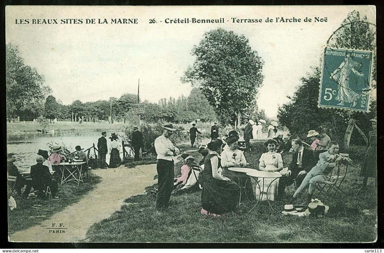 94 - T2520CPA - CRETEIL - BONNEUIL - Terrasse De L'ARCHE DE NOE - Parfait état - VAL-DE-MARNE - Creteil