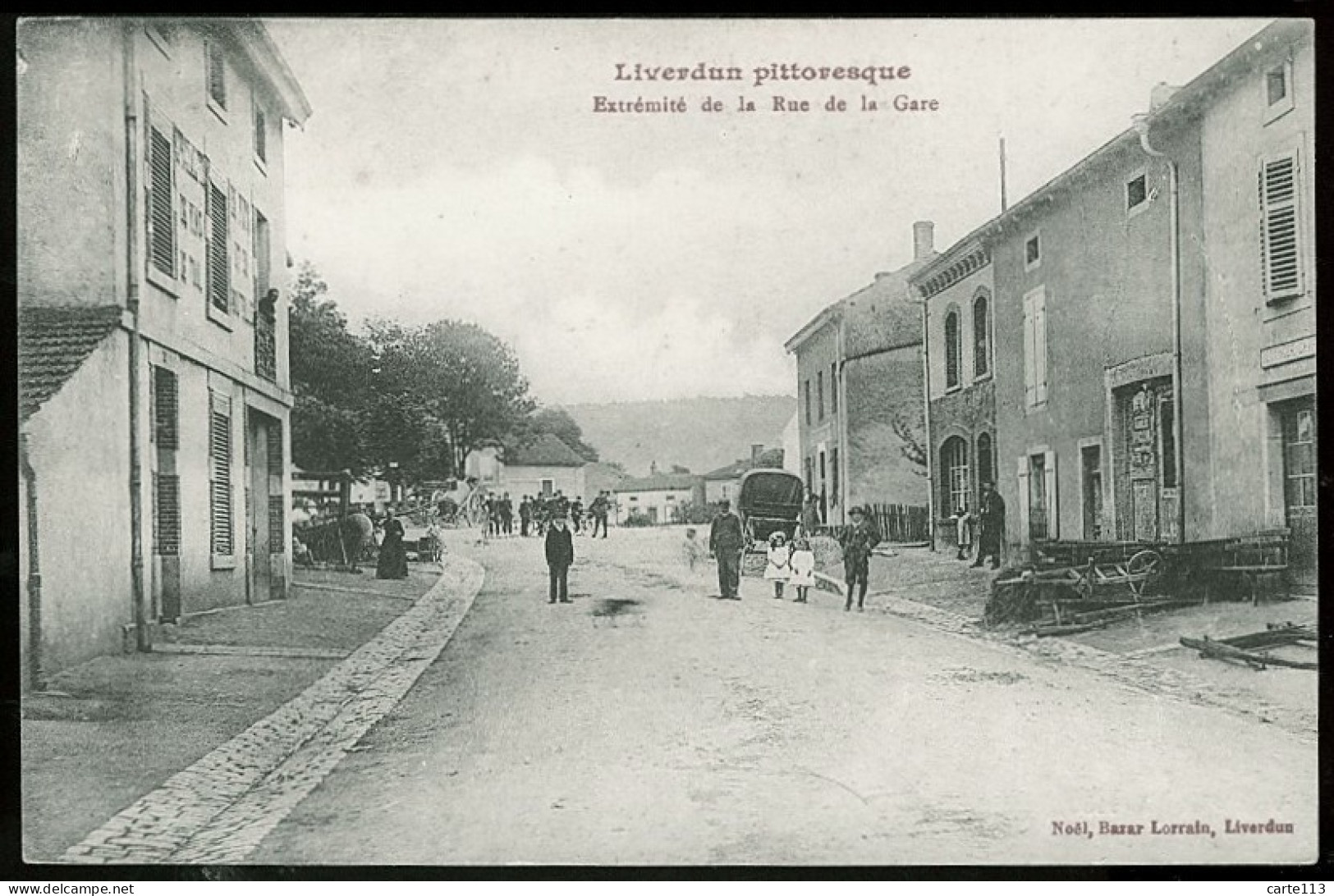 54 - B2507CPA - LIVERDUN - Extrémité De La Rue De La Gare - Parfait état - MEURTHE-ET-MOSELLE - Liverdun