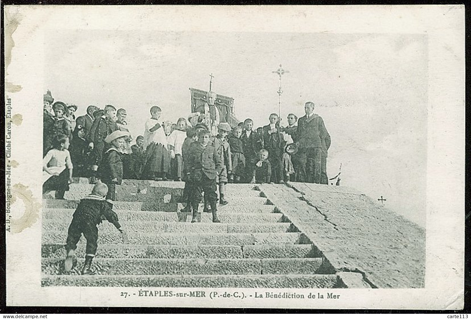 62 - B1825CPA - ETAPLES SUR MER - 27 - La Bénédiction De La Mer - Assez Bon état - PAS-DE-CALAIS - Etaples