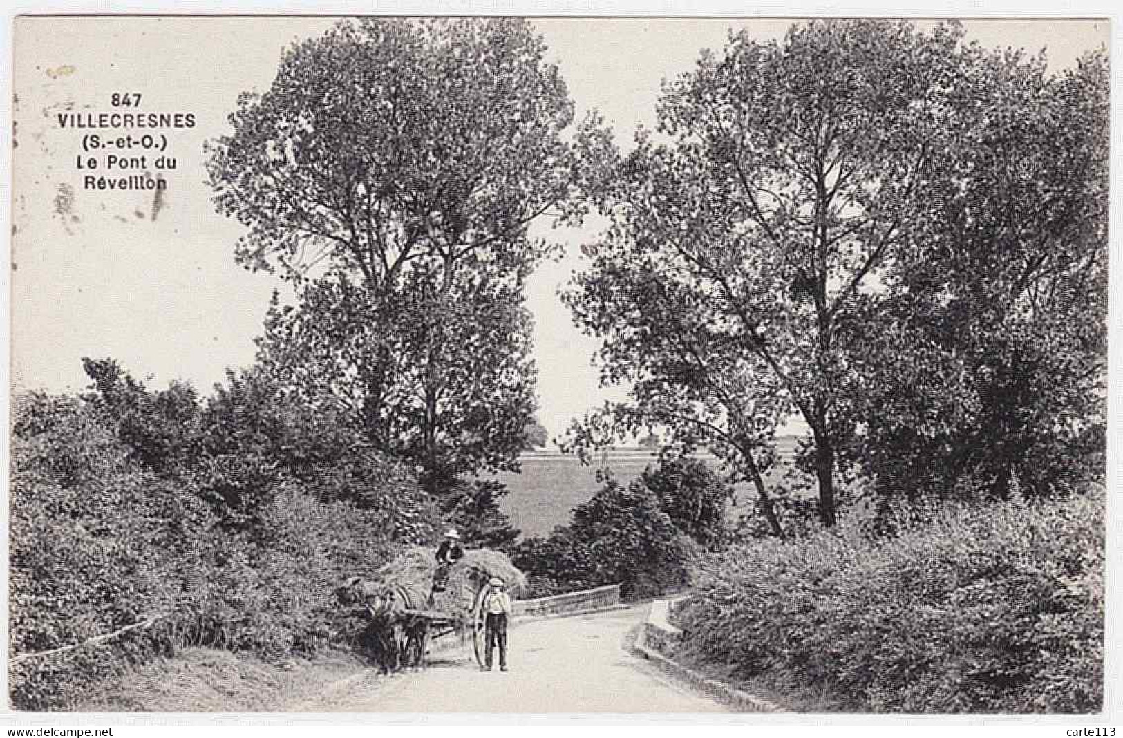 94 - B709CPA - VILLECRESNES - 847 - Le Pont Du Réveillon - Bon état - VAL-DE-MARNE - Villecresnes