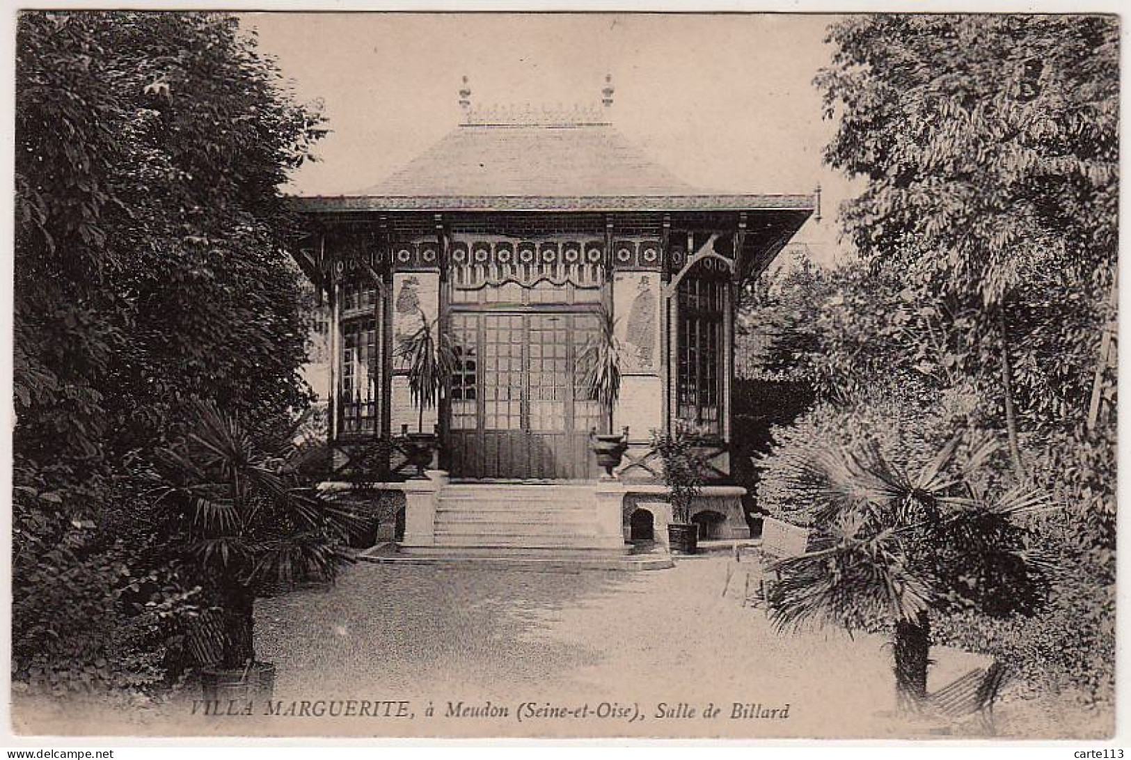 92 - B13351CPA - MEUDON - Villa Marguerite, Salle De Billard - Parfait état - HAUTS-DE-SEINE - Meudon