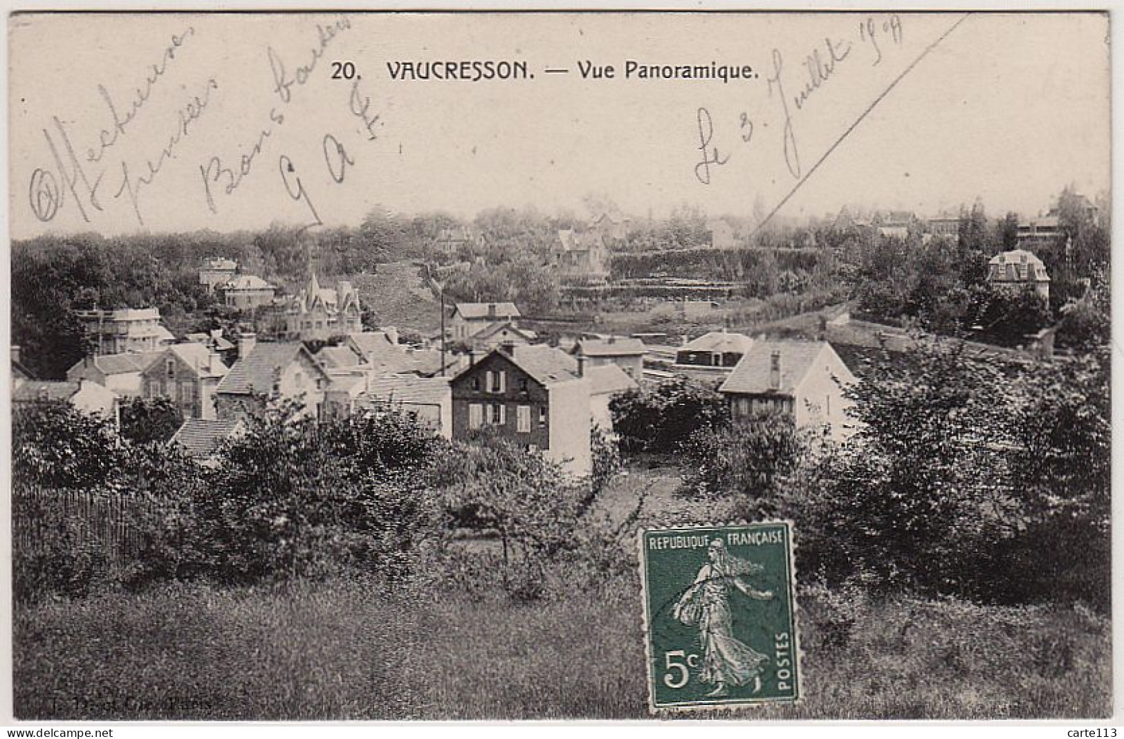 92 - B13306CPA - VAUCRESSON - Vue Panoramique - Parfait état - HAUTS-DE-SEINE - Vaucresson