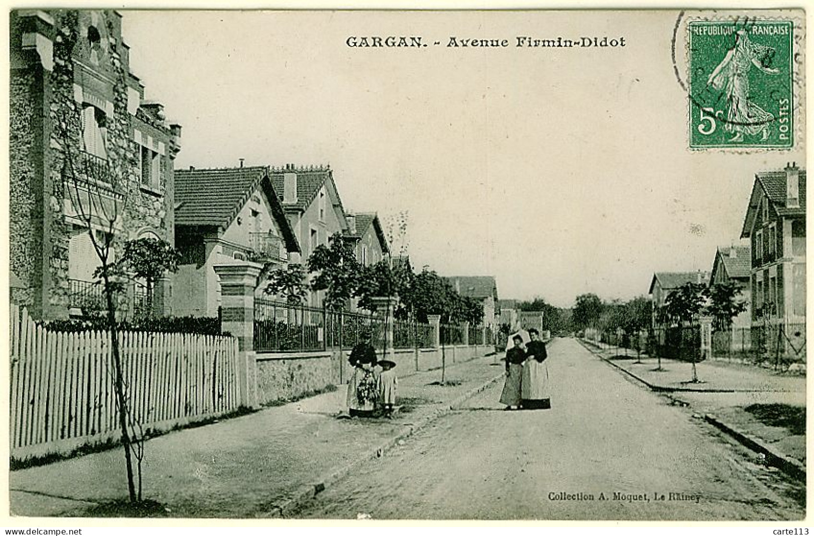 93 - B12936CPA - GARGAN - Avenue Firmin Didot - Très Bon état - SEINE-SAINT-DENIS - Autres & Non Classés