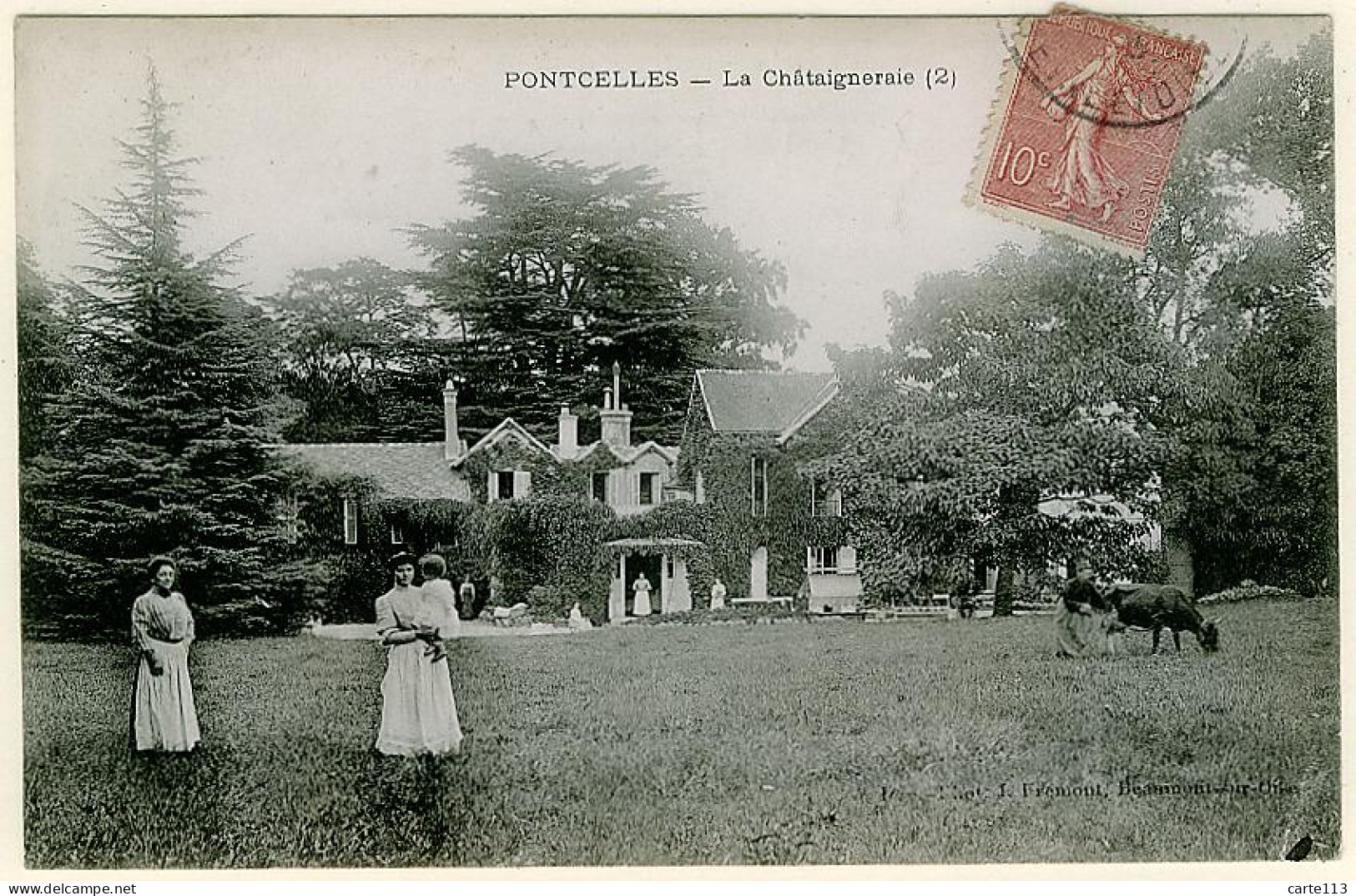 95 - B12522CPA - PONTCELLES - La Chataigneraie - Bon état - VAL-D'OISE - Pontcelles