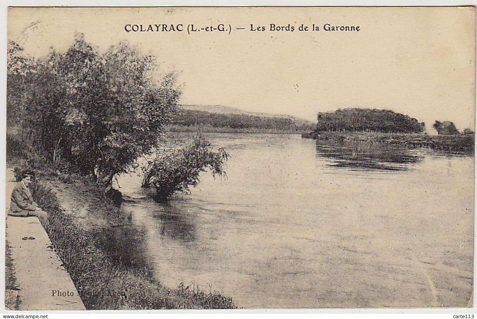 47 - B10784CPA - COLAYRAC - Les Bords De Garonne - Parfait état - LOT-ET-GARONNE - Autres & Non Classés