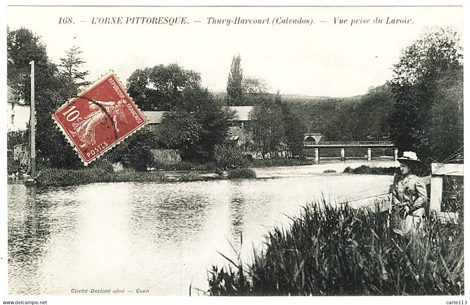 14 - B9216CPA - THURY-HARCOURT - Vue Prise Du Lavoir - Très Bon état - CALVADOS - Thury Harcourt