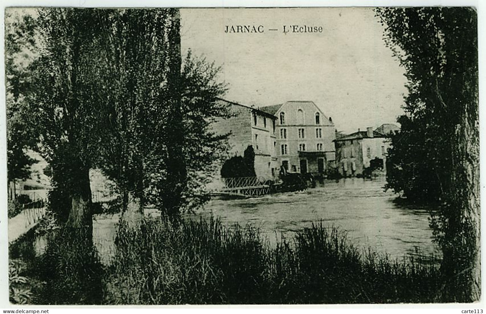 16 - B8749CPA - JARNAC - Ecluse - Très Bon état - CHARENTE - Jarnac